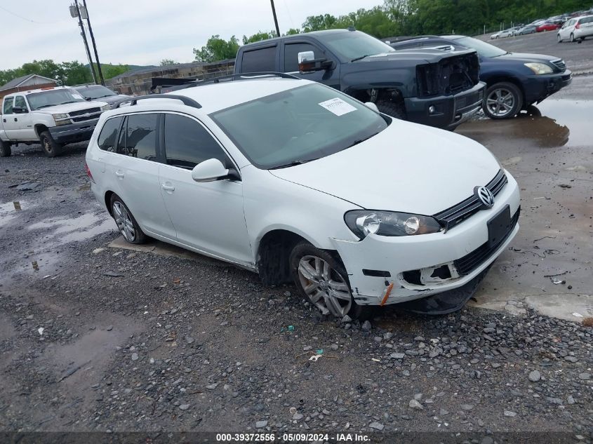 2014 VOLKSWAGEN JETTA SPORTWAGEN 2.0L TDI - 3VWPL7AJXEM619700