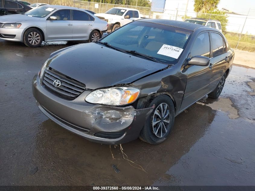 2003 Toyota Corolla Ce/Le/S VIN: 1NXDR32E13Z156226 Lot: 39372560