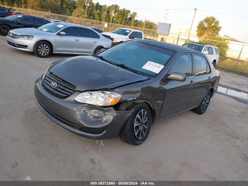 2003 Toyota Corolla Ce/Le/S VIN: 1NXDR32E13Z156226 Lot: 39372560