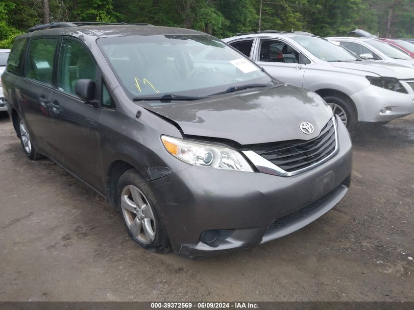 2013 Toyota Sienna L V6 7 Passenger VIN: 5TDZK3DC0DS401820 Lot: 39372569