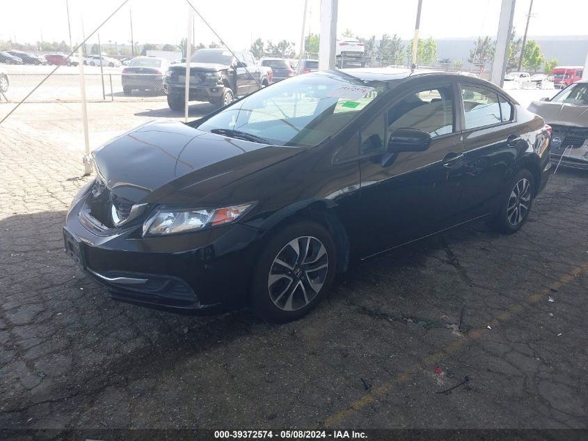 2014 Honda Civic Ex VIN: 19XFB2F86EE263086 Lot: 39372574