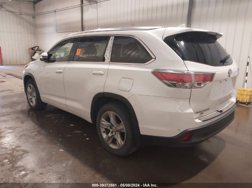 VIN 5TDDKRFH1FS137502 2015 TOYOTA HIGHLANDER no.3