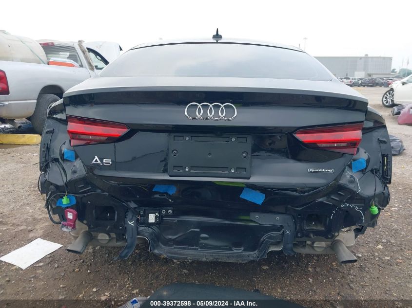 2021 Audi A5 Sportback Premium 45 Tfsi Quattro S Tronic VIN: WAUDACF52MA039091 Lot: 39372598