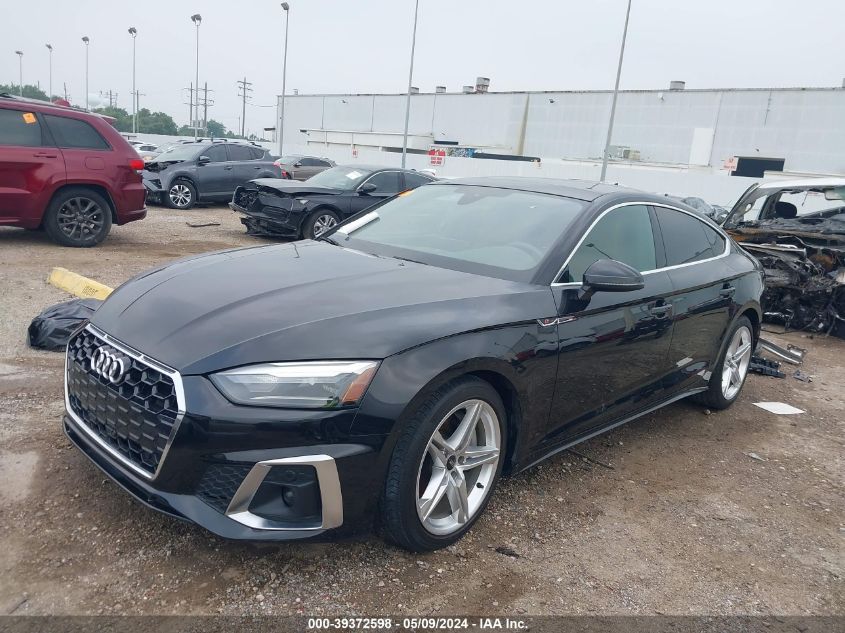 2021 Audi A5 Sportback Premium 45 Tfsi Quattro S Tronic VIN: WAUDACF52MA039091 Lot: 39372598