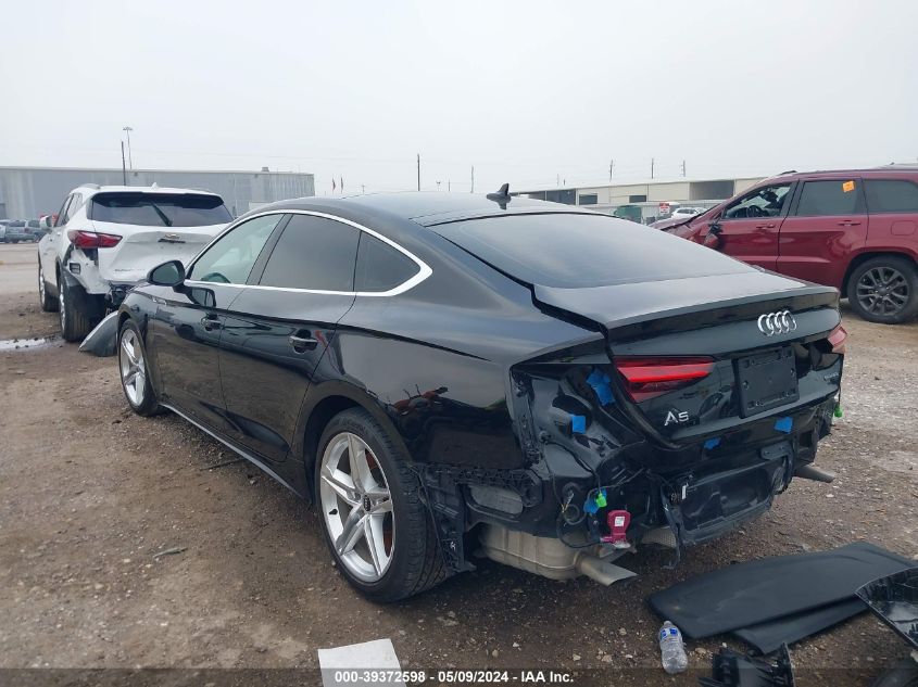 2021 Audi A5 Sportback Premium 45 Tfsi Quattro S Tronic VIN: WAUDACF52MA039091 Lot: 39372598