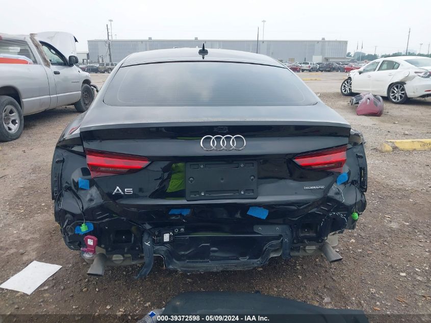 2021 Audi A5 Sportback Premium 45 Tfsi Quattro S Tronic VIN: WAUDACF52MA039091 Lot: 39372598