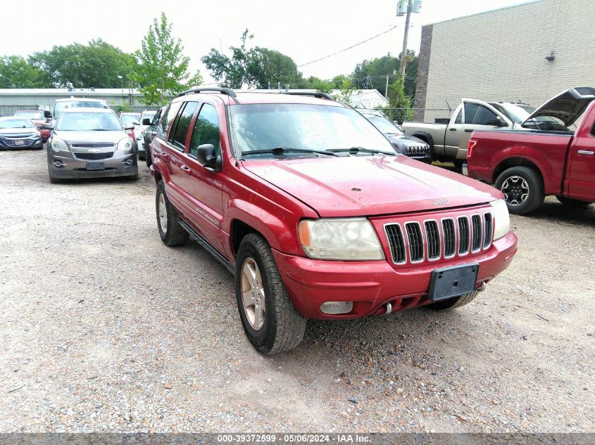 2002 Jeep Grand Cherokee Overland VIN: 1J8GW68J72C100698 Lot: 39372599