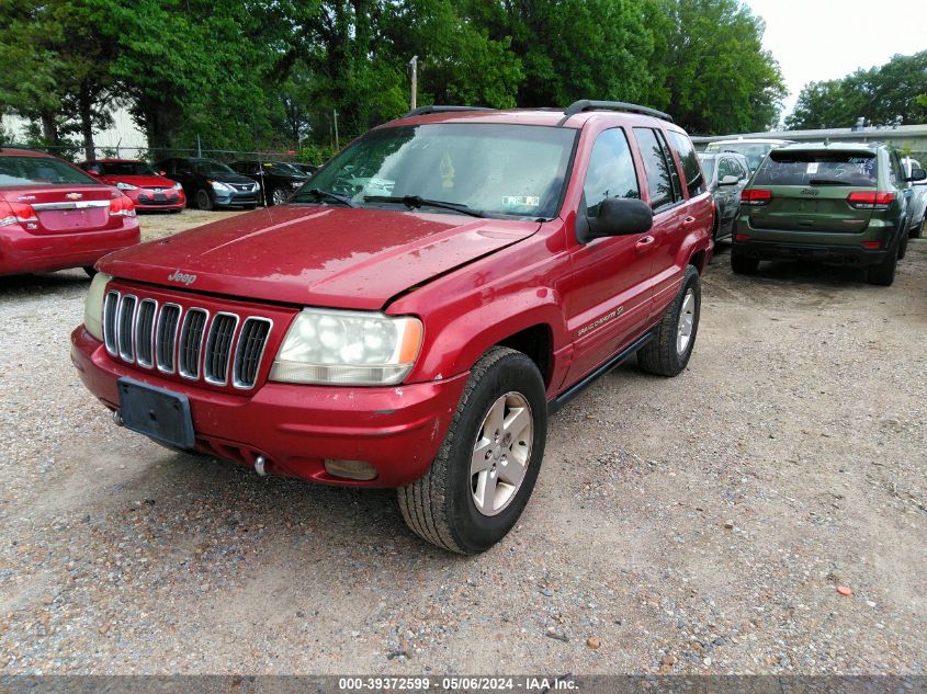 2002 Jeep Grand Cherokee Overland VIN: 1J8GW68J72C100698 Lot: 39372599