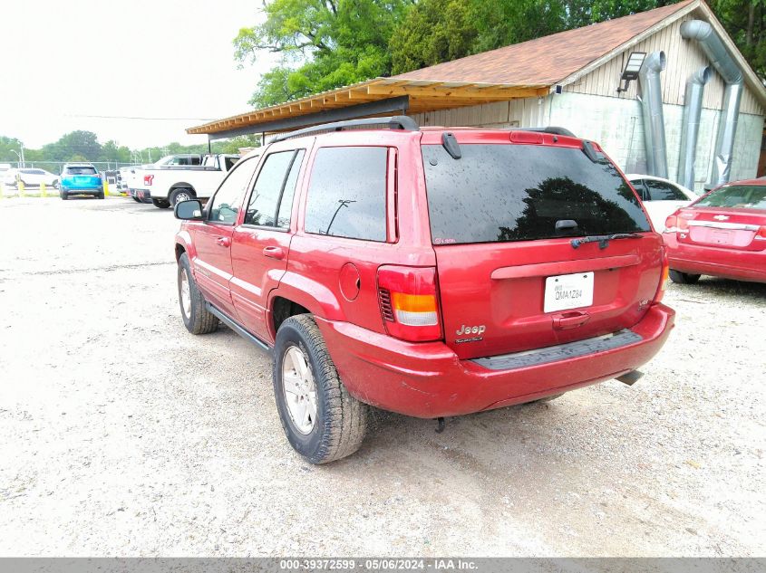 2002 Jeep Grand Cherokee Overland VIN: 1J8GW68J72C100698 Lot: 39372599