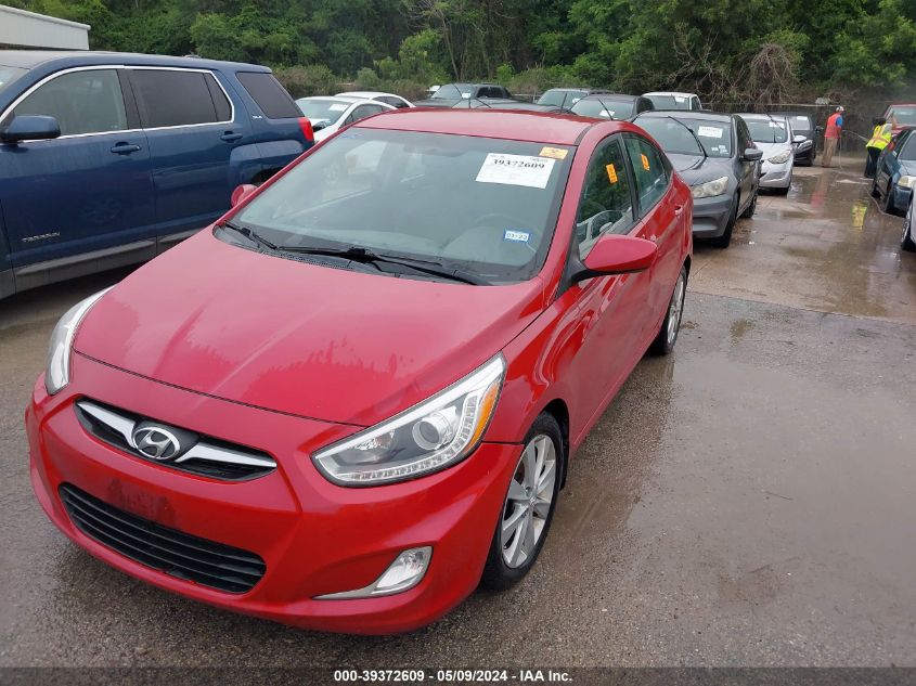 2014 Hyundai Accent Gls VIN: KMHCU4AE3EU628293 Lot: 39372609