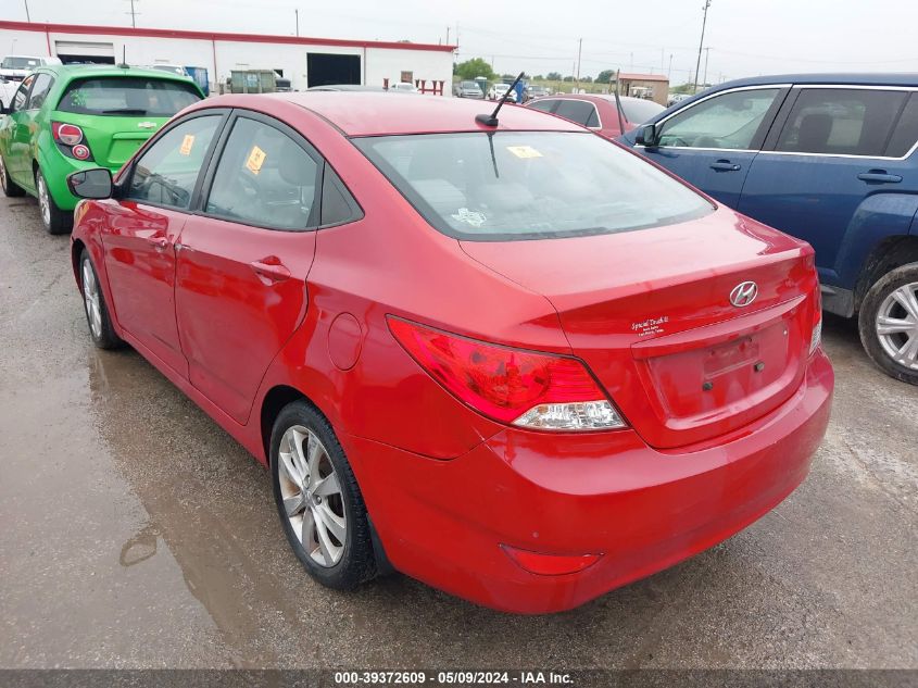 2014 Hyundai Accent Gls VIN: KMHCU4AE3EU628293 Lot: 39372609