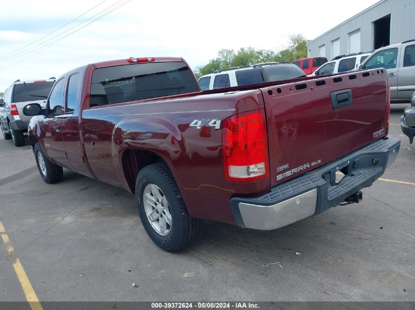 2009 GMC Sierra 1500 Sle VIN: 1GTEK29099E128249 Lot: 39372624