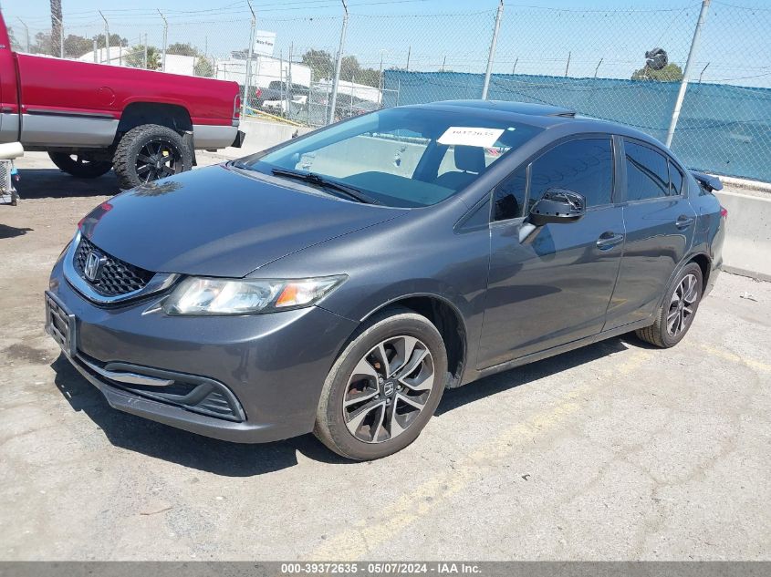 2013 Honda Civic Ex VIN: 2HGFB2F85DH541528 Lot: 39372635