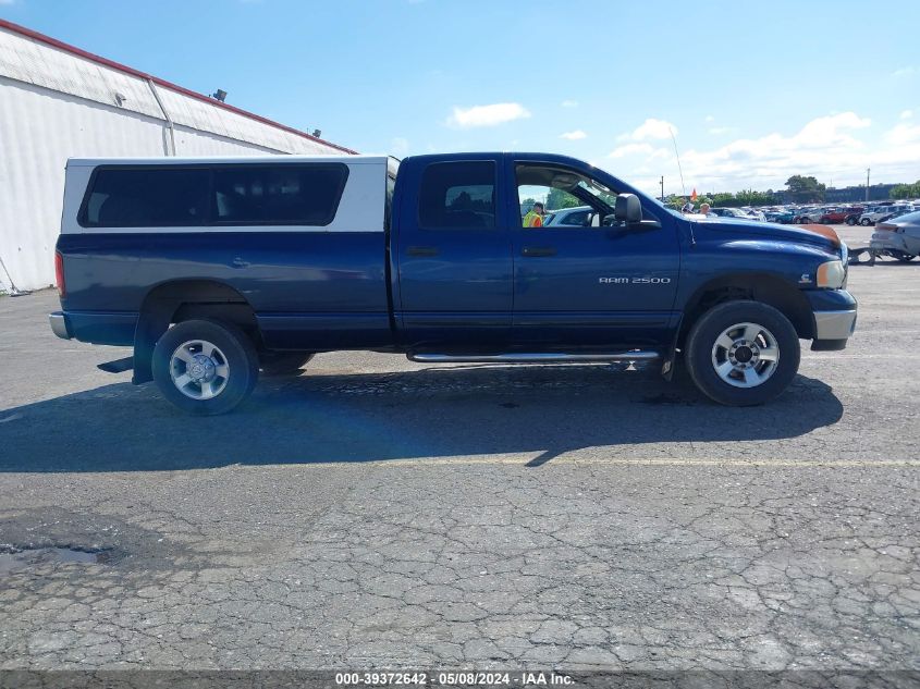 2003 Dodge Ram 2500 Slt/Laramie/St VIN: 3D7KU28C23G721871 Lot: 39372642