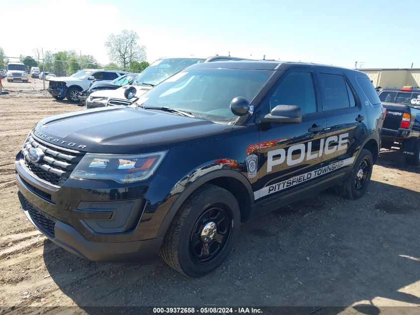 2017 Ford Utility Police Interceptor VIN: 1FM5K8AT0HGB65326 Lot: 39372658