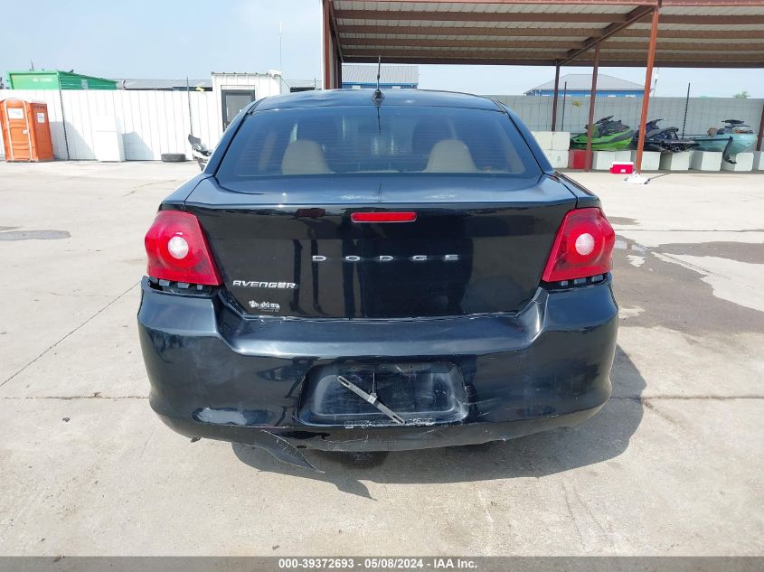 2012 Dodge Avenger Se VIN: 1C3CDZABXCN171579 Lot: 39372693