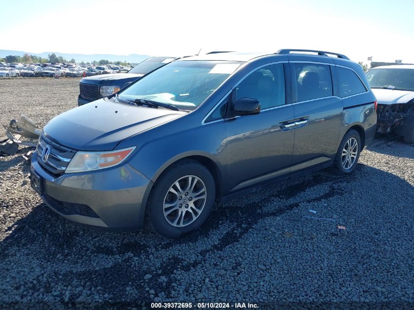 2013 Honda Odyssey Ex-L VIN: 5FNRL5H66DB031975 Lot: 39372695