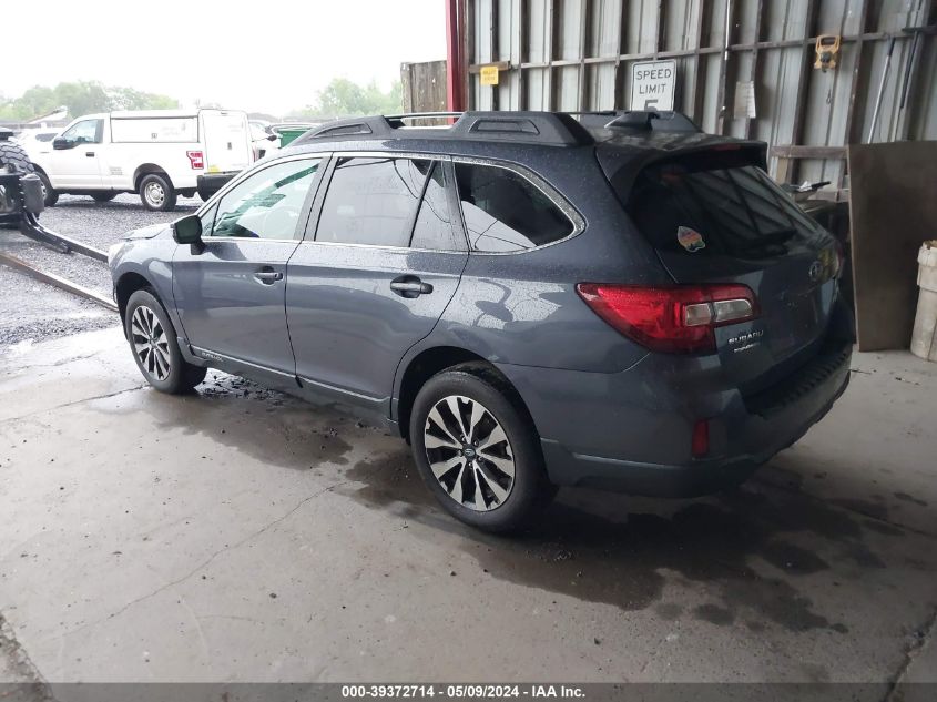 2017 Subaru Outback 2.5I Limited VIN: 4S4BSANC1H3434817 Lot: 39372714