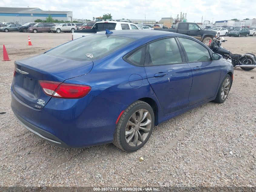 2015 Chrysler 200 S VIN: 1C3CCCBG1FN543048 Lot: 39372717