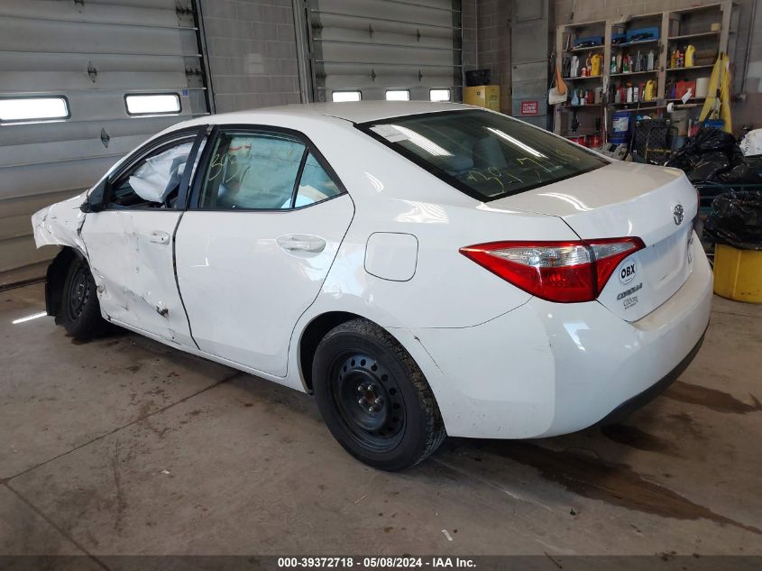 2015 Toyota Corolla Le VIN: 5YFBURHEXFP211836 Lot: 39372718