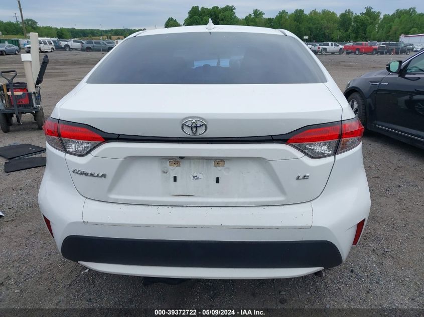 2020 Toyota Corolla Le VIN: 5YFHPRAE0LP009644 Lot: 39372722