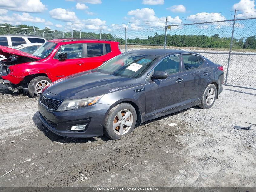 2015 Kia Optima Lx VIN: 5XXGM4A74FG434774 Lot: 39372735