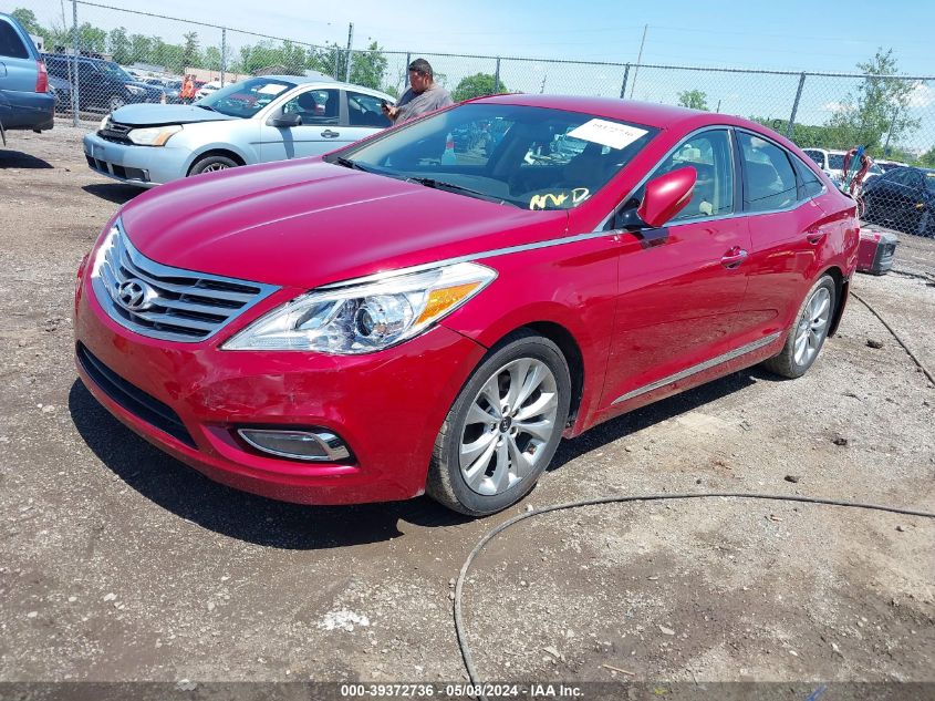 2012 Hyundai Azera VIN: KMHFG4JG8CA183473 Lot: 39372736