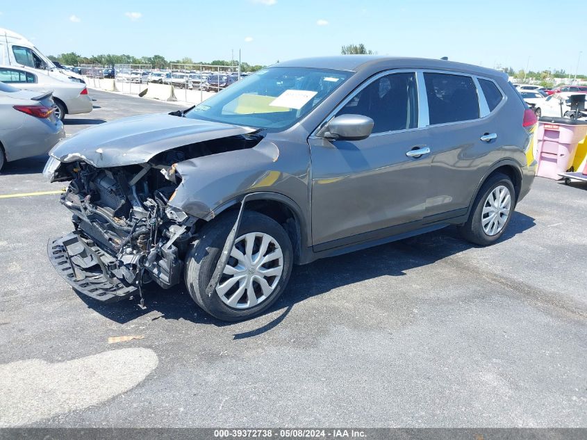 2017 Nissan Rogue S VIN: JN8AT2MT1HW389305 Lot: 39372738