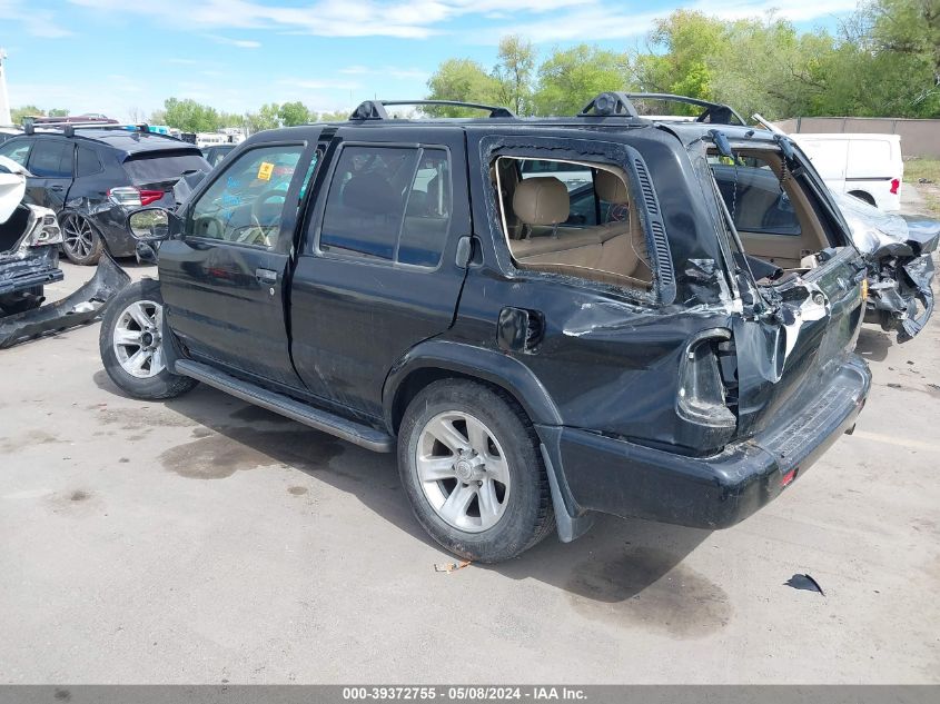 2002 Nissan Pathfinder Le/Se VIN: JN8DR09Y32W714547 Lot: 39372755