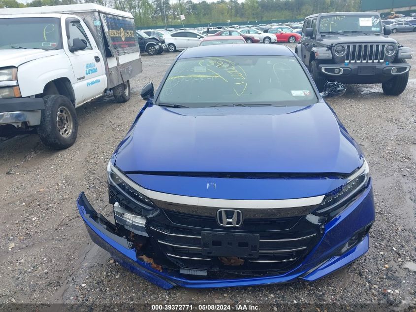 2022 Honda Accord Sport VIN: 1HGCV1F34NA102331 Lot: 39372771