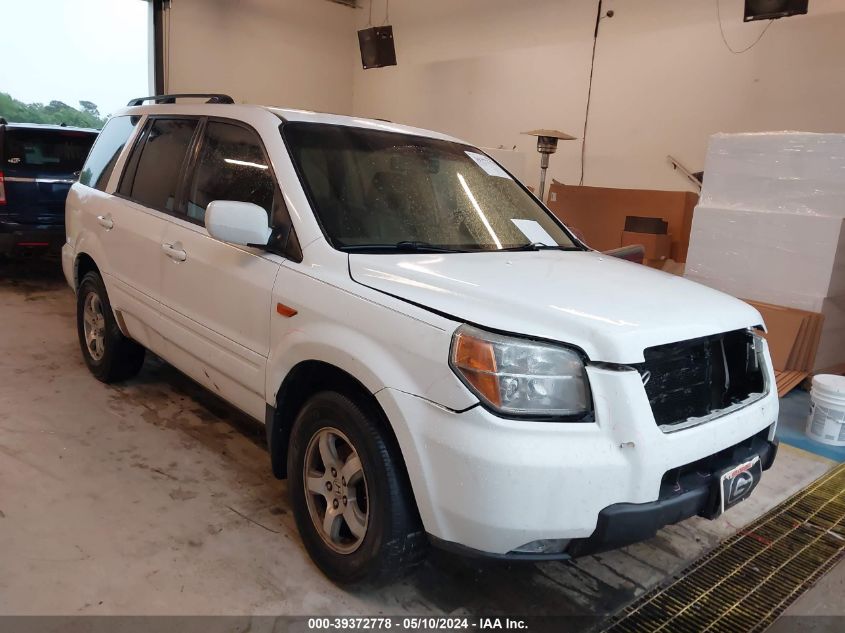 2008 Honda Pilot Ex-L VIN: 5FNYF28558B015961 Lot: 39372778