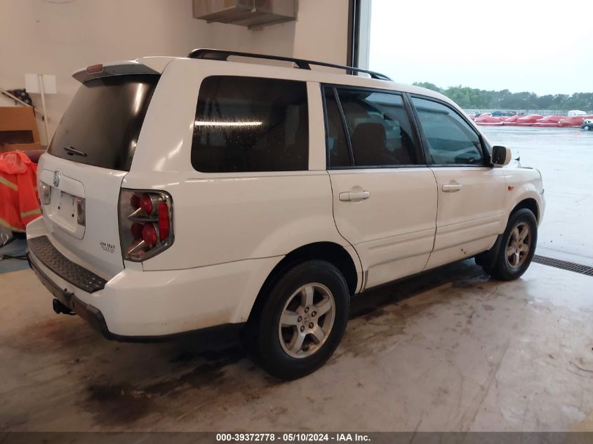 2008 Honda Pilot Ex-L VIN: 5FNYF28558B015961 Lot: 39372778