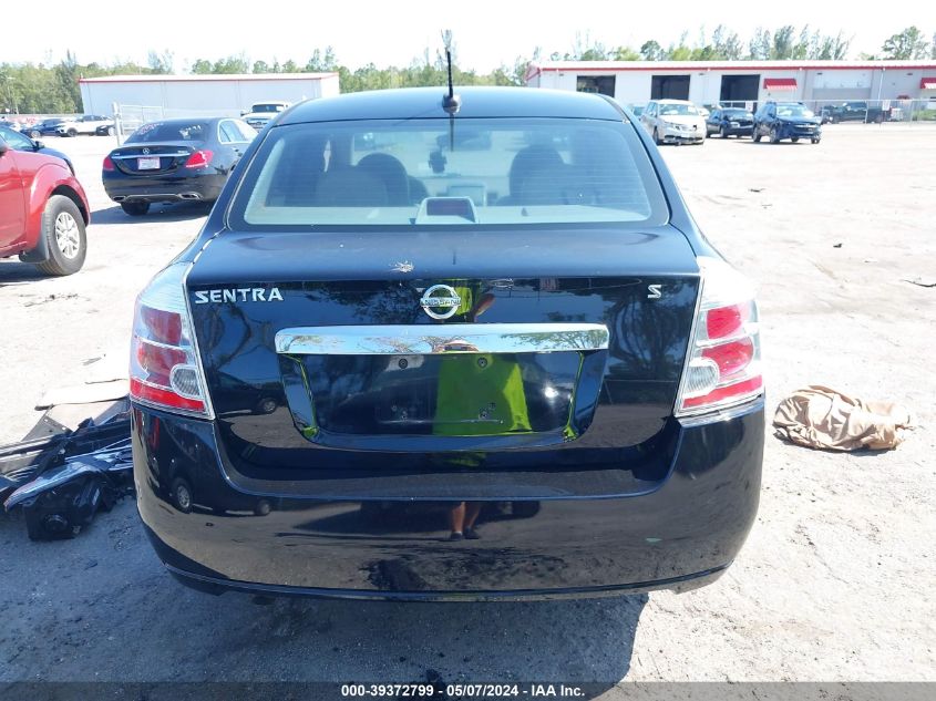 2010 Nissan Sentra 2.0Sl VIN: 3N1AB6APXAL690599 Lot: 39372799