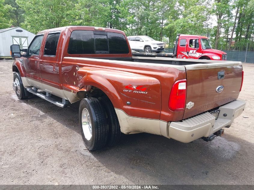 2008 Ford F-450 King Ranch/Lariat/Xl/Xlt VIN: 1FTXW43R78ED43840 Lot: 39372802