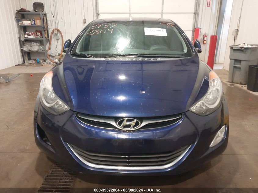 2013 Hyundai Elantra Gls VIN: 5NPDH4AE2DH351321 Lot: 39372804