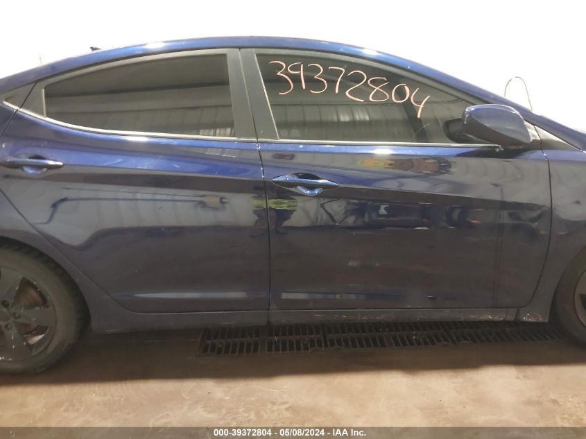 2013 Hyundai Elantra Gls VIN: 5NPDH4AE2DH351321 Lot: 39372804