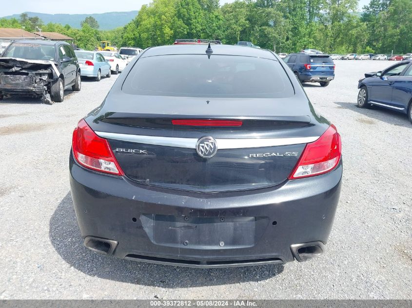 2012 Buick Regal Gs VIN: 2G4GV5GV3C9148972 Lot: 39372812