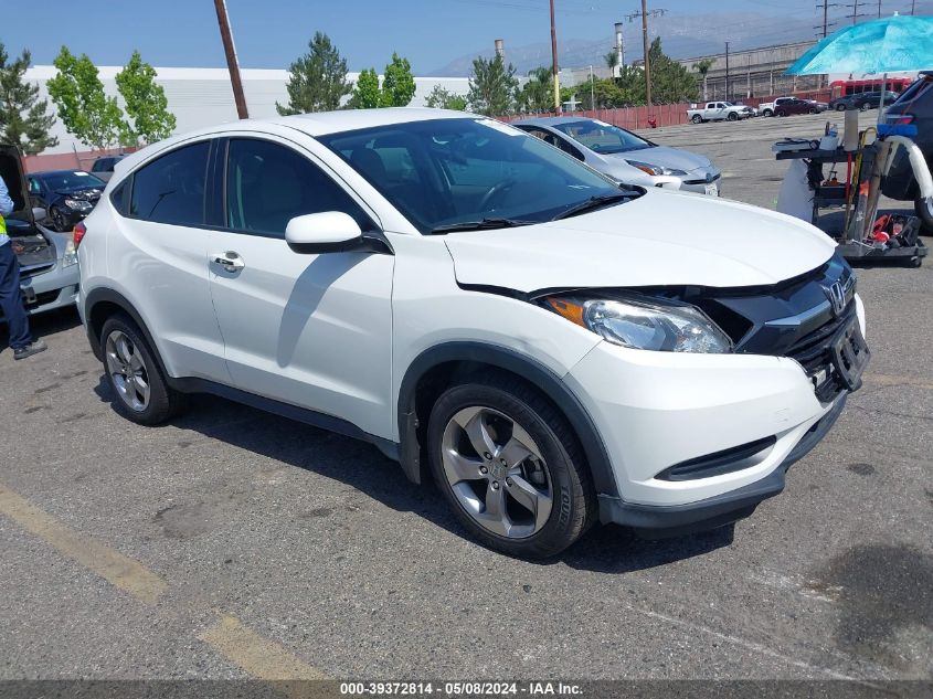 2018 Honda Hr-V Lx VIN: 3CZRU6H31JM717707 Lot: 39372814