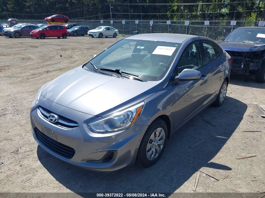 2017 Hyundai Accent Se VIN: KMHCT4AE1HU173015 Lot: 39372822