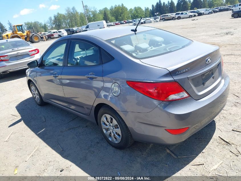 2017 Hyundai Accent Se VIN: KMHCT4AE1HU173015 Lot: 39372822