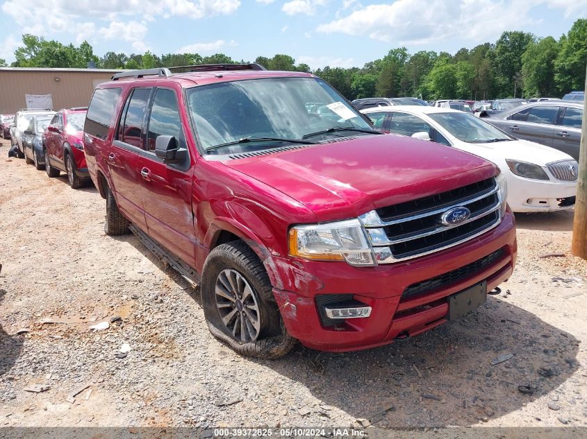 2015 Ford Expedition El Xlt VIN: 1FMJK1JT1FEF45130 Lot: 39372825