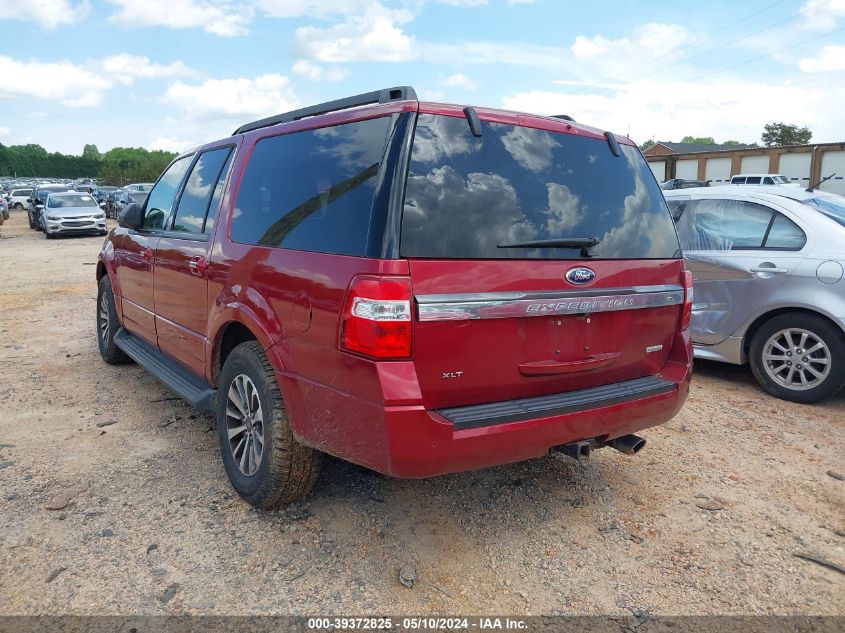 2015 Ford Expedition El Xlt VIN: 1FMJK1JT1FEF45130 Lot: 39372825