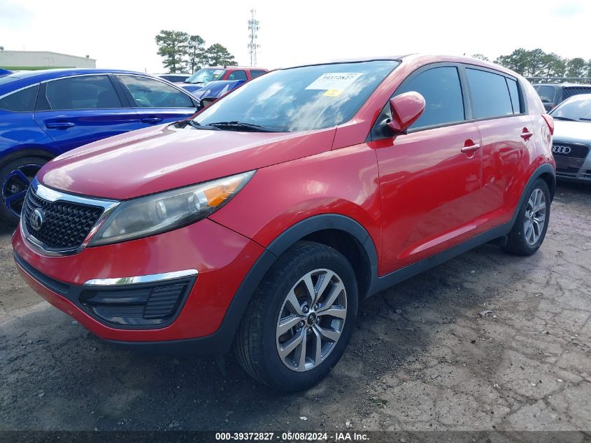 2014 Kia Sportage Lx VIN: KNDPB3AC5E7560825 Lot: 39372827