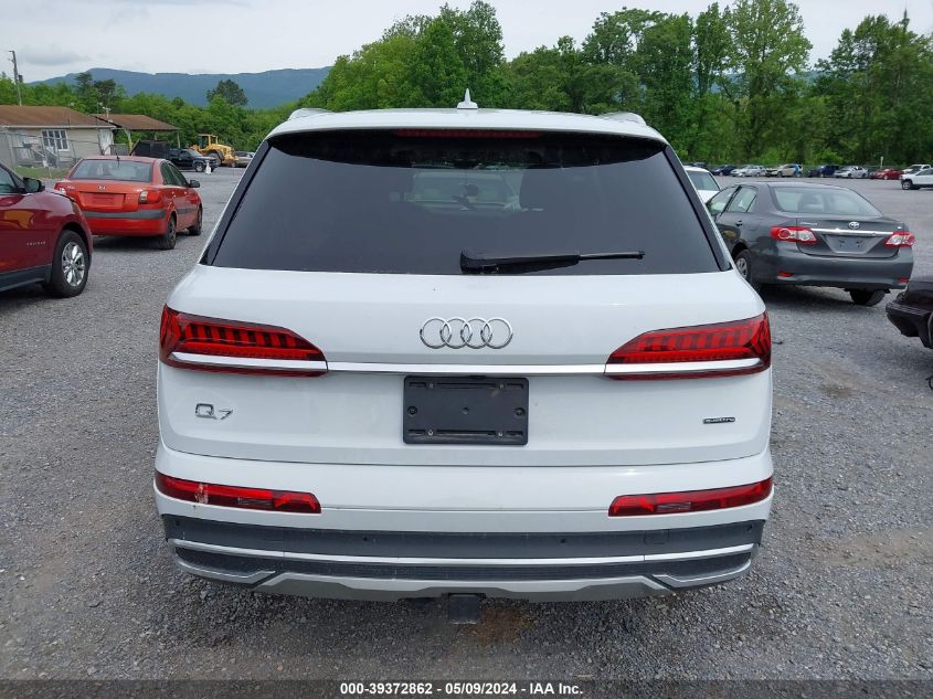 2022 Audi Q7 Premium Plus 45 Tfsi Quattro Tiptronic VIN: WA1LJBF74ND019557 Lot: 39372862