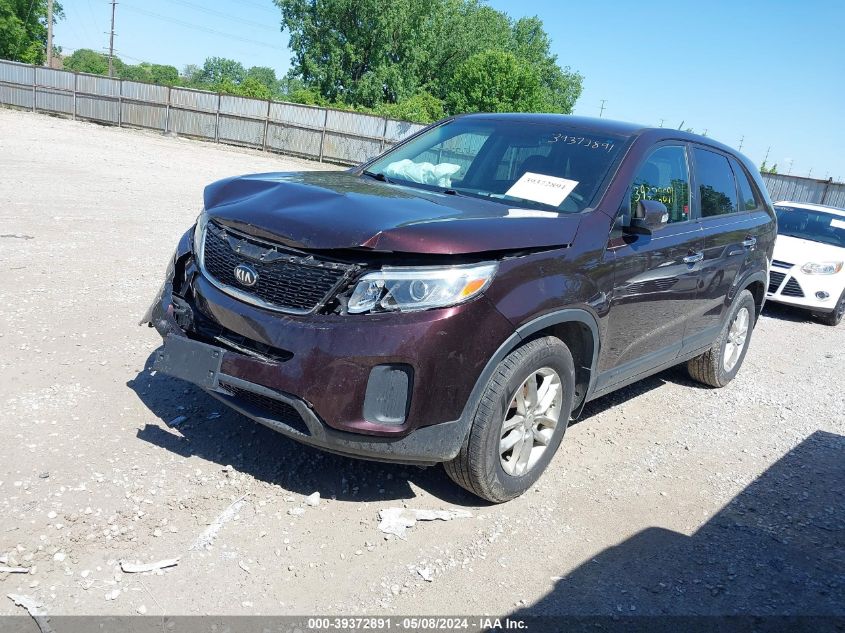 2015 Kia Sorento Lx VIN: 5XYKT3A62FG649922 Lot: 39372891