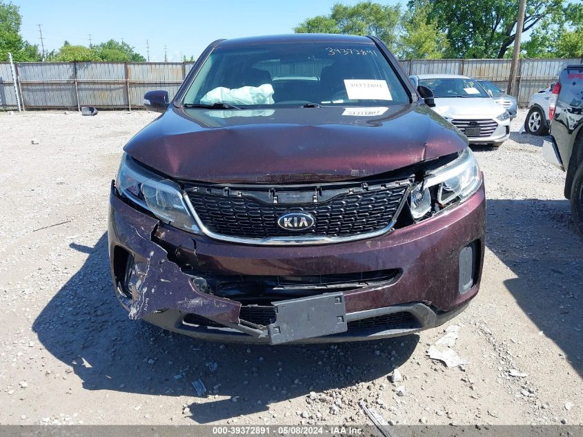 2015 Kia Sorento Lx VIN: 5XYKT3A62FG649922 Lot: 39372891