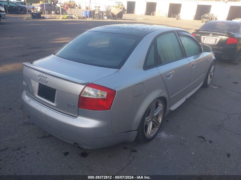 2002 Audi A4 1.8T VIN: WAULC68EX2A162316 Lot: 39372912