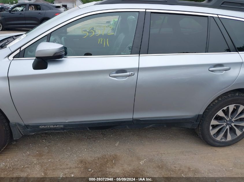 2017 Subaru Outback 2.5I Limited VIN: 4S4BSANCXH3263565 Lot: 39372948