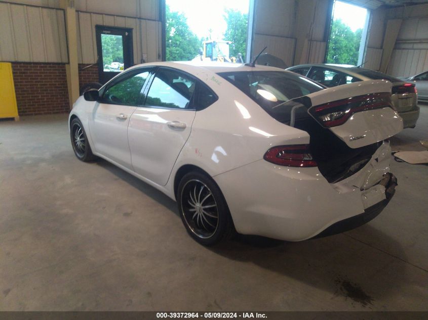 2015 Dodge Dart Se VIN: 1C3CDFAA4FD276196 Lot: 39372964