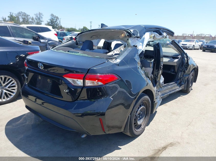 VIN JTDEPRAE6LJ107990 2020 TOYOTA COROLLA LE